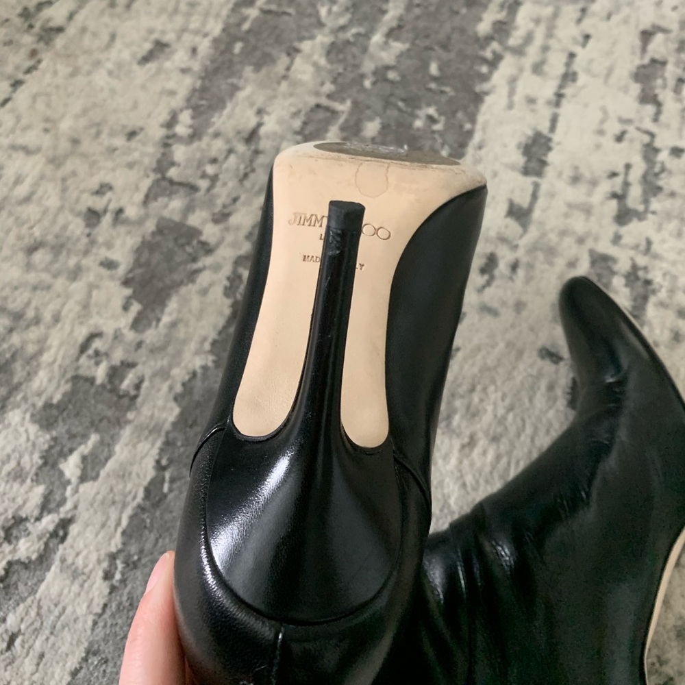 Jimmy Choo Leather Booties - Picture 12 of 15